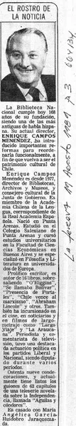 El Rostro de la noticia.  [artículo]