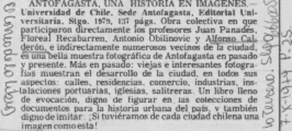 Antofagasta, una historia en imágenes.  [artículo]