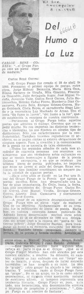 Del humo a la luz.  [artículo]