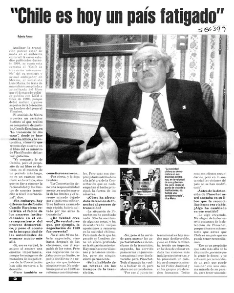 Lenguaje y vida  [artículo] R. Hevia.