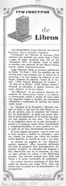 Las máscaras.  [artículo]