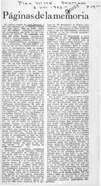Páginas de la memoria  [artículo] Eduardo Anguita.