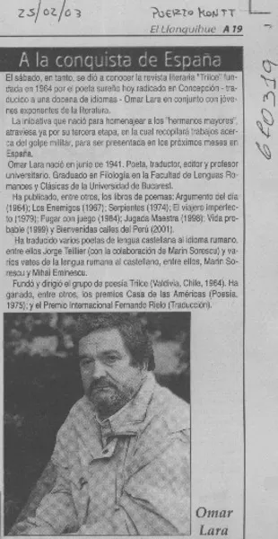 A la conquista de España.  [artículo]