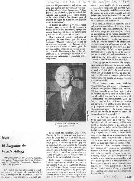 El hurgador de la raíz chilena  [artículo] G.B.