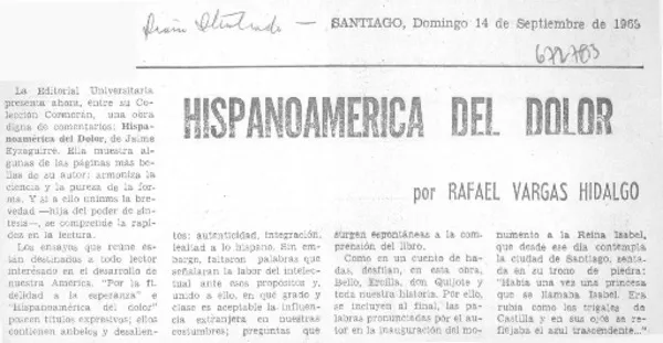 Hispanoamérica del dolor  [artículo] Rafael Vargas Hidalgo.