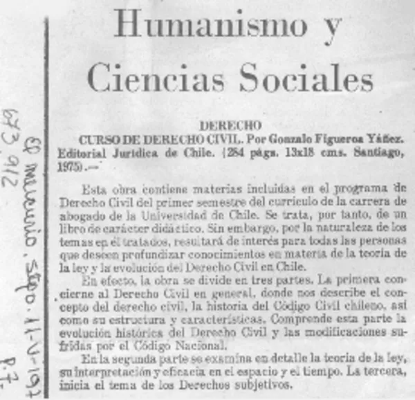 Humanismo y ciencias sociales.  [artículo]