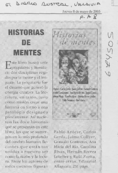 Historias de mentes.  [artículo]