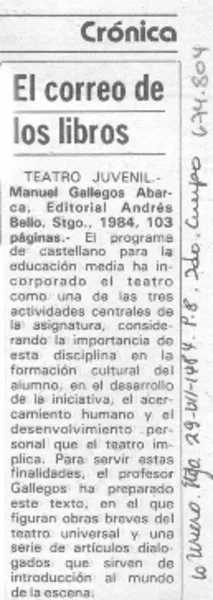 El Correo de los libros.  [artículo]