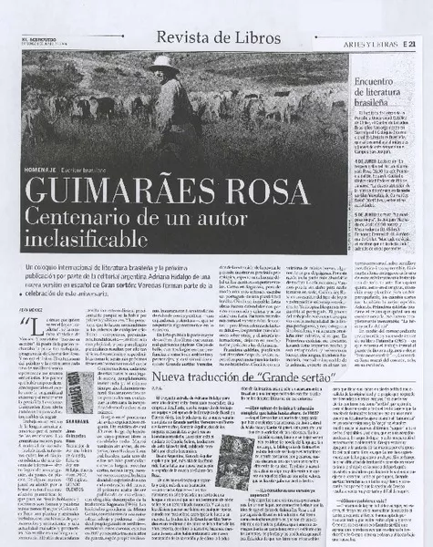 Centenario de un autor inclasificable  [artículo] Adán Méndez.