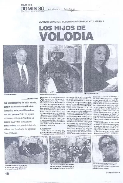 Los hijos de Volodia  [artículo] Beatriz Michell.