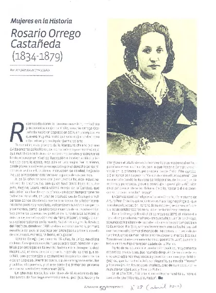 Rosario Orrego Castañeda  [artículo] Alejandra Bluth Solari.