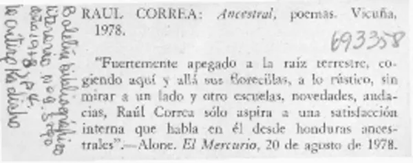 Ancestral.  [artículo]