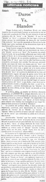 "Duros" vs. "blandos"  [artículo] Filebo.