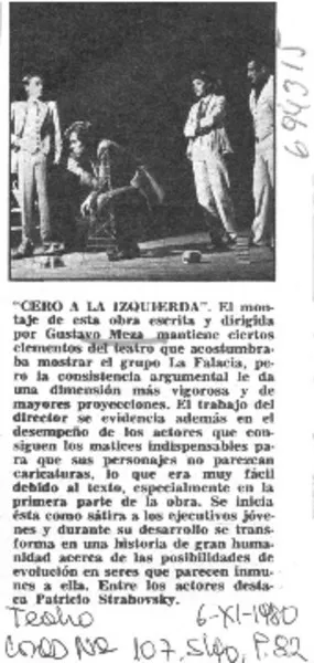 Cero a la izquierda  [artículo]