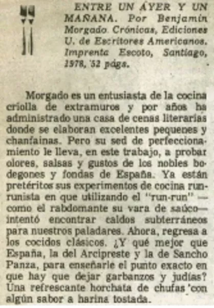 Entre un ayer y un mañana.  [artículo]