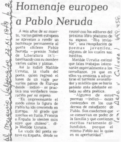 El tiempo recreado  [artículo] Jaime Quezada.