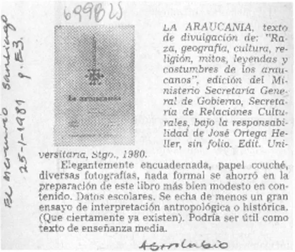 La Araucanía  [artículo]