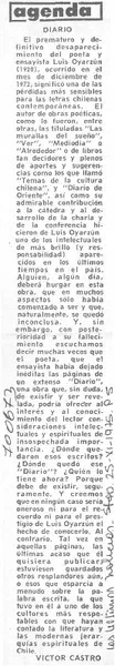 Diario  [artículo] Víctor Castro.