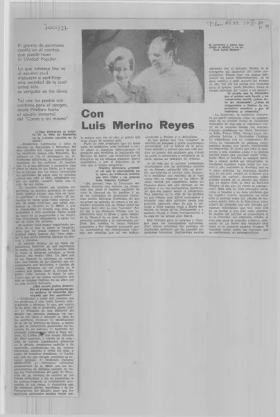 Con Luis Merino Reyes [entrevista] [artículo] :