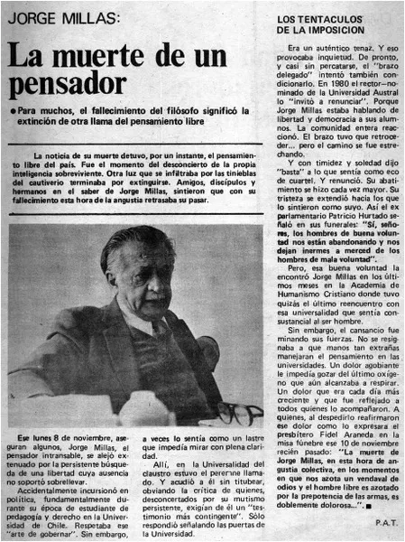 La muerte de un pensador  [artículo] P. A. T.