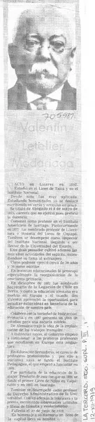Valentín Letelier Madariaga.  [artículo]