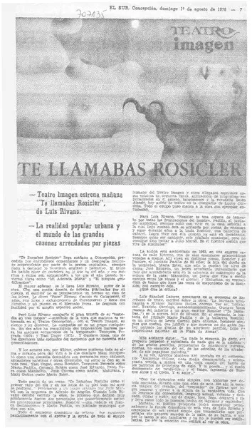 Te llamabas Rosicler.  [artículo]
