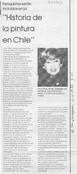Historia de la pintura en Chile.  [artículo]