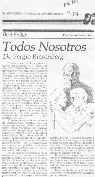 Todos nosotros  [artículo] Alfonso Herrera Solar.