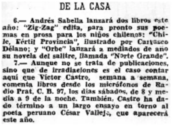 De la casa.  [artículo]