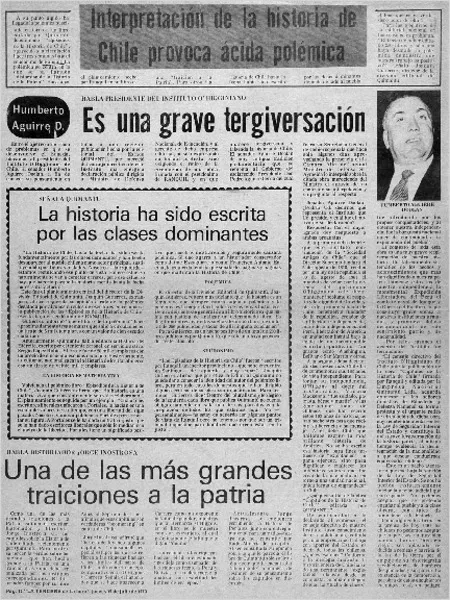 La Historia ha sido escrita por las clases dominantes.  [artículo]