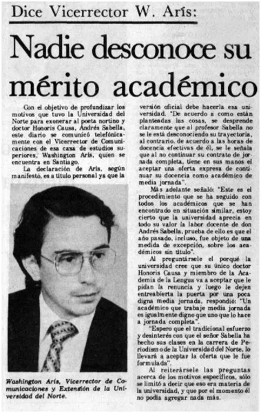 Nadie desconoce su mérito académico.  [artículo]