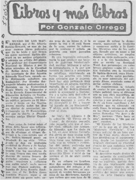 El mundo de los Mackenzie  [artículo] Gonzalo Orrego.