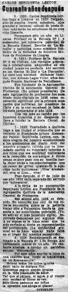 Cuarenta años después  [artículo] Pitiklin.