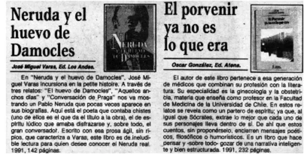 Dos Libros.  [artículo]