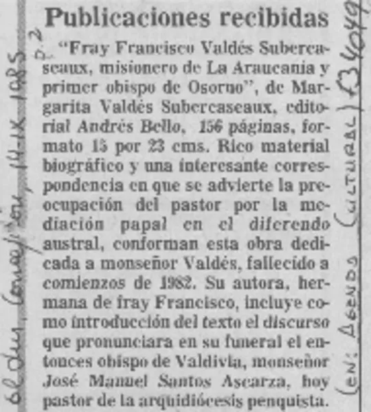 Publicaciones recibidas.  [artículo]