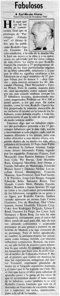 Fabulosos  [artículo] Raúl Morales Alvarez.