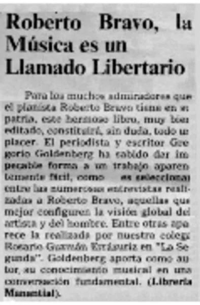 El umbral"  [artículo] Gerardo Claps.