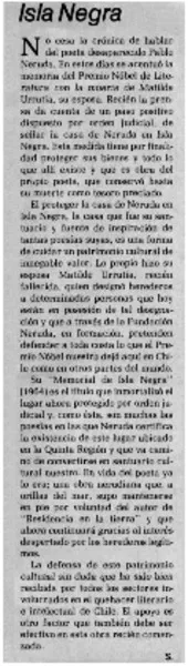 Isla Negra  [artículo]