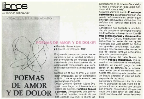 Poemas de amor y de dolor  [artículo] Eugenio García-Díaz.