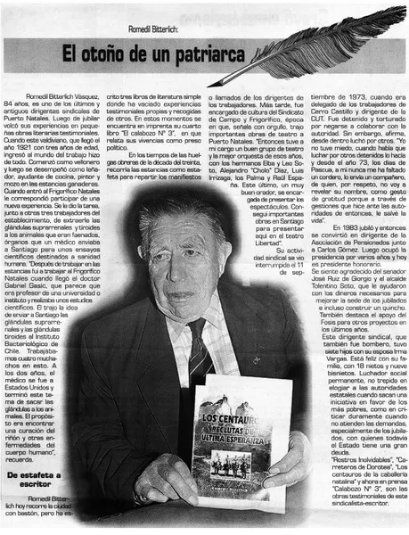El otoño de un patriarca  [artículo]