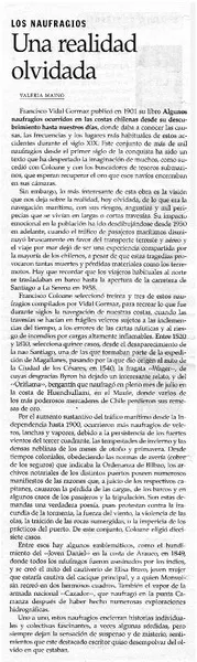 Una realidad olvidada  [artículo] Valeria Maino Prado.