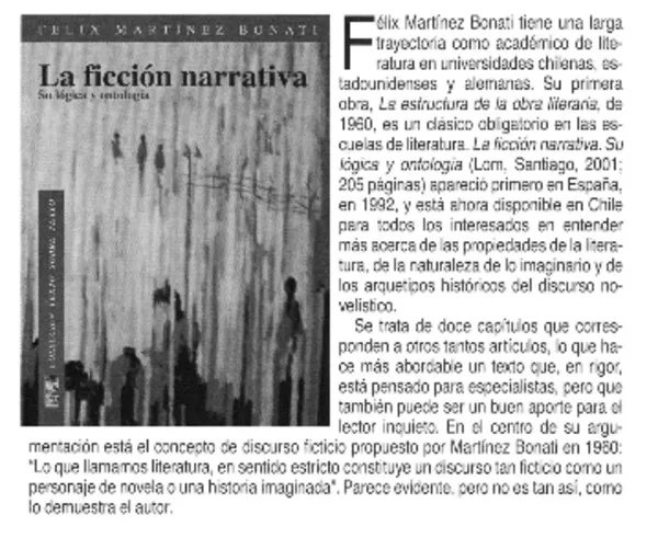 La ficción narrativa.  [artículo]