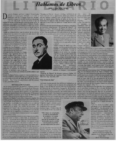 Hablemos de libros  [artículo] Mario Noceti Zerega.