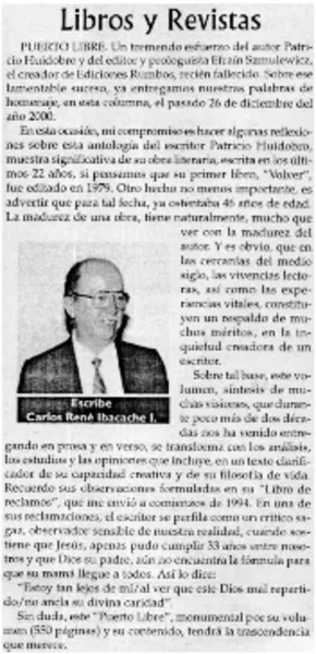 Libros y revistas  [artículo] Carlos René Ibacache I.