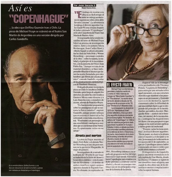 Así es "Copenhague"  [artículo] Javier Ibacache V.