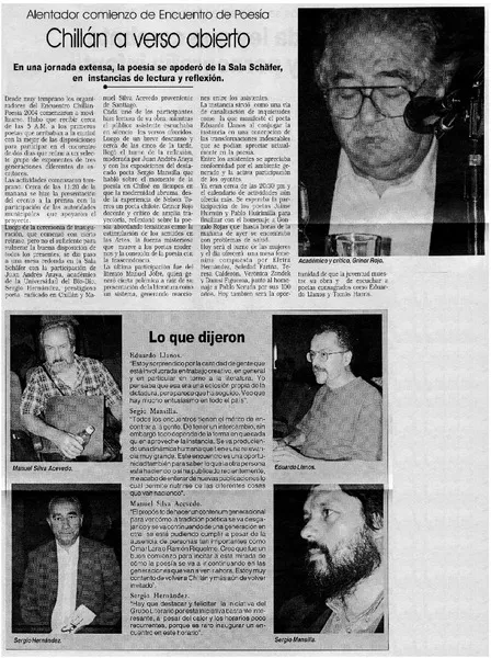 Chillán a verso abierto  [artículo].