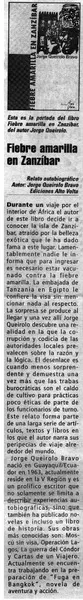 Fiebre amarilla en Zanzíbar.  [artículo]