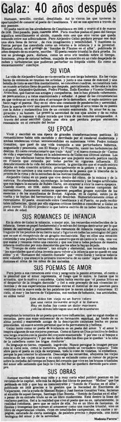 El escritor oculto cumplirá 85 años mañana.  [artículo]
