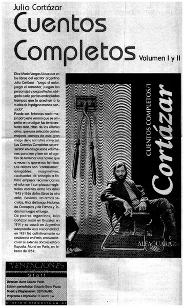 Cuentos completos : volumen I y I. [artículo]