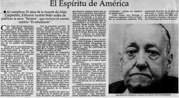 El Espíritu de América.  [artículo]